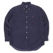 画像1: 90's Polo Ralph Lauren コーデュロイ ボタンダウンシャツ "BLAKE / Dark Navy" (1)