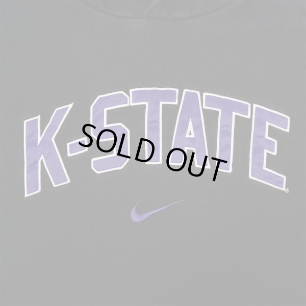 00's NIKE カレッジロゴ スウェットパーカー “K-STATE”