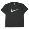 画像1: 90's NIKE スウォッシュロゴ Tシャツ (1)