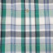 画像4: 90's Eddie Bauer S/S ボタンダウンシャツ "Green Plaid" (4)