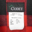 画像2: 80-90's CODET ヘビーネルシャツ "MADE IN USA / DEADSTOCK" (2)