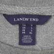 画像2: 00's LANDS' END コットンピケ スウェット "GRAY" (2)