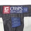 画像3: 90's CHAPS RALPH LAUREN 2タック 太畝コーデュロイトラウザー "FADE BLACK / W34 L30" (3)