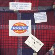 画像2: 80's Dickies オンブレチェック柄 プリントネルシャツ "DEADSTOCK" (2)