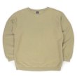 画像1: 90's LANDS' END コットンピケ スウェット "MADE IN USA / BEIGH" (1)