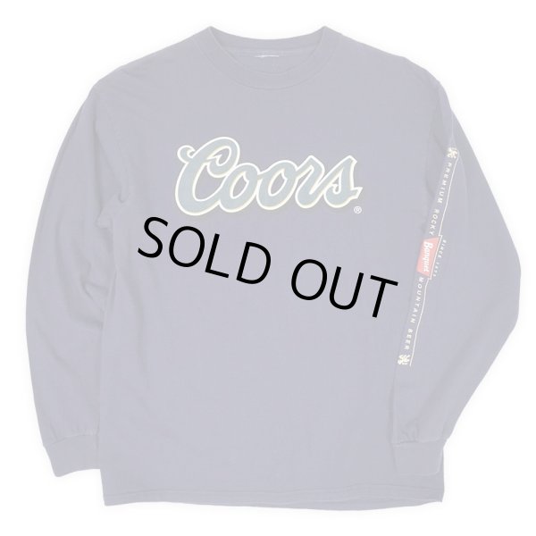 画像1: 90-00's Coors L/S ロゴプリントTシャツ (1)