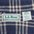 画像2: 90's L.L.Bean シャモアクロスシャツ "MADE IN USA / NAVY Plaid" (2)