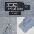 画像2: 00's Polo Ralph Lauren チンストラップ シャンブレーシャツ "EMMONS" (2)