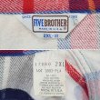 画像2: 80's FIVE BROTHER ヘビーネルシャツ "Tricolor Plaid / MADE IN USA" (2)