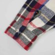 画像4: 80's FIVE BROTHER ヘビーネルシャツ "Tricolor Plaid / MADE IN USA" (4)