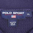 画像2: 90's POLO SPORT ローゲージ コットンニット (2)