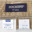 画像3: 90's DOCKERS 2タック 太畝コーデュロイトラウザー "BEIGH / W32 L30" (3)