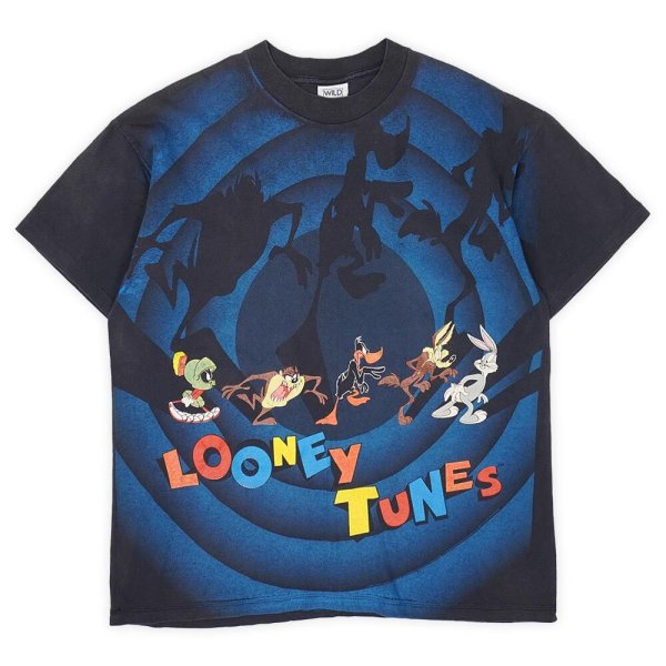 画像1: 90's Looney Tunes オールオーバープリントTシャツ "WILD OATS / MADE IN USA" (1)