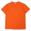 画像1: 80's RUSSELL ブランクTシャツ "MADE IN USA / ORANGE" (1)