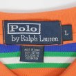 画像2: 00's Polo Ralph Lauren マルチボーダー柄 ポロシャツ (2)