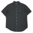 画像1: 90's Polo Ralph Lauren S/S ボタンダウンシャツ "CLASSIC FIT / BLACK" (1)