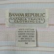 画像2: 90's Banana Republic マルチストライプ柄 レギュラーカラーシャツ (2)