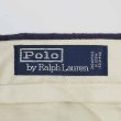 画像3: 90's Polo Ralph Lauren ステッチストライプ柄 2タック トラウザー “FADE NAVY” (3)