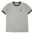 画像1: 00's Adobe 企業ロゴ リンガーTシャツ (1)