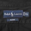 画像2: 90's Polo Ralph Lauren ボタンダウンシャツ "BLACK / BLAKE" (2)