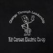 画像4: 90's AUBURN ナイロンコーチジャケット “KIT CARSON ELECTRIC CO-OP / BLACK” (4)