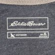 画像2: 00's Eddie Bauer L/S ワッフルカットソー "NAVY" (2)