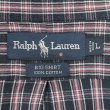 画像2: 90's Polo Ralph Lauren ボタンダウンシャツ "BIG SHIRT / Dark Navy Plaid" (2)