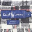 画像2: 90's Polo Ralph Lauren ヘビーネル ボタンダウンシャツ "BLAIRE / BLACK Plaid" (2)