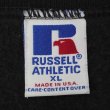 画像2: 90's RUSSELL ロゴプリント スウェット "BLACK / MADE IN USA" (2)