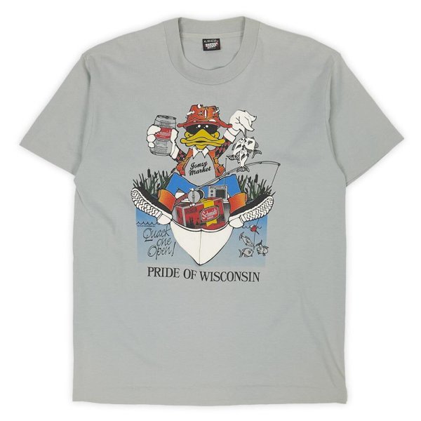 画像1: 90's Schmidt BEER プリントTシャツ "MADE IN USA" (1)