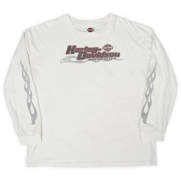 画像1: 00's HARLEY-DAVIDSON L/S Tシャツ (1)