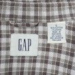 画像2: Early 00's OLD GAP コットン×レーヨン フランネルシャツ (2)