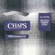 画像2: 00's CHAPS フランネル ボタンダウンシャツ "Black Ombre Plaid" (2)