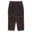 画像2: 90's DOCKERS 2タック 太畝コーデュロイトラウザー "Dark Brown / W36 L29" (2)