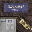 画像4: 90's DOCKERS 2タック 太畝コーデュロイトラウザー "Dark Brown / W36 L29" (4)