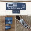 画像4: 90-00's Polo Ralph Lauren ノータック チノトラウザー “BROWN” (4)