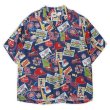 画像1: 00's MLB "St. Louis Cardinals" S/S レーヨン オープンカラーシャツ (1)