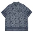 画像1: 00's LANDS' END S/S 総柄 レギュラーカラーシャツ (1)