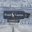 画像2: 00's Polo Ralph Lauren デニムボタンダウンシャツ "企業ロゴ刺繍 / CLASSIC FIT" (2)