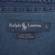 画像2: 90-00's Polo Ralph Lauren デニムボタンダウンシャツ (2)