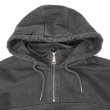 画像3: 00's Carhartt ハーフジップ スウェットパーカー “FADE BLACK” (3)