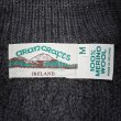 画像2: 90's Aran Crafts ハーフジップ フィッシャーマンセーター "MADE IN IRELAND" (2)