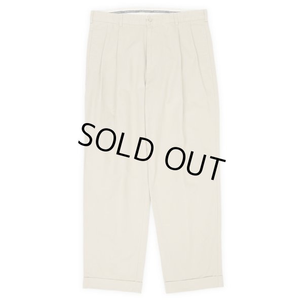 画像1: 90's Polo Ralph Lauren 2タック チノトラウザー "HAMMOND PANT / MADE IN USA" (1)