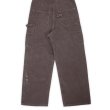 画像4: 00's Carhartt ダブルニー ダックオーバーオール "W34 L30 / Dark Brown" (4)