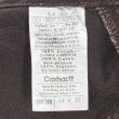 画像5: 00's Carhartt ダブルニー ダックオーバーオール "W34 L30 / Dark Brown" (5)