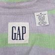 画像2: 90's OLD GAP S/S ワイドストライプ柄 ボタンダウンシャツ (2)