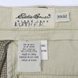 画像3: 90's Eddie Bauer ハウンドトゥース柄 2タック コットンリネントラウザー "白タグ" (3)