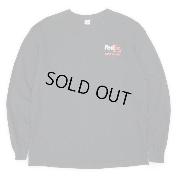 画像1: 00's FedEx 両面プリント L/S Tシャツ (1)