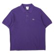 画像1: 90-00's LACOSTE ポロシャツ "DESIGNED IN FRANCE / PURPLE" (1)