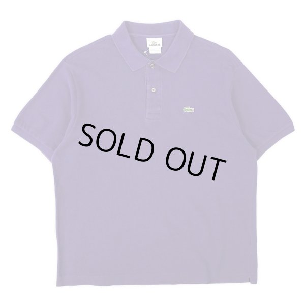 画像1: 90-00's LACOSTE ポロシャツ "DESIGNED IN FRANCE / PURPLE" (1)